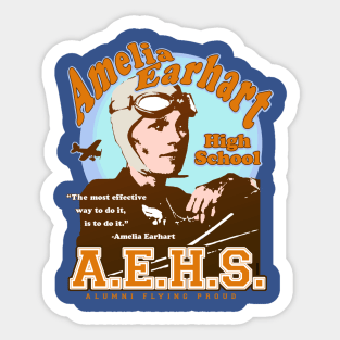 Amelia Earhart Sticker